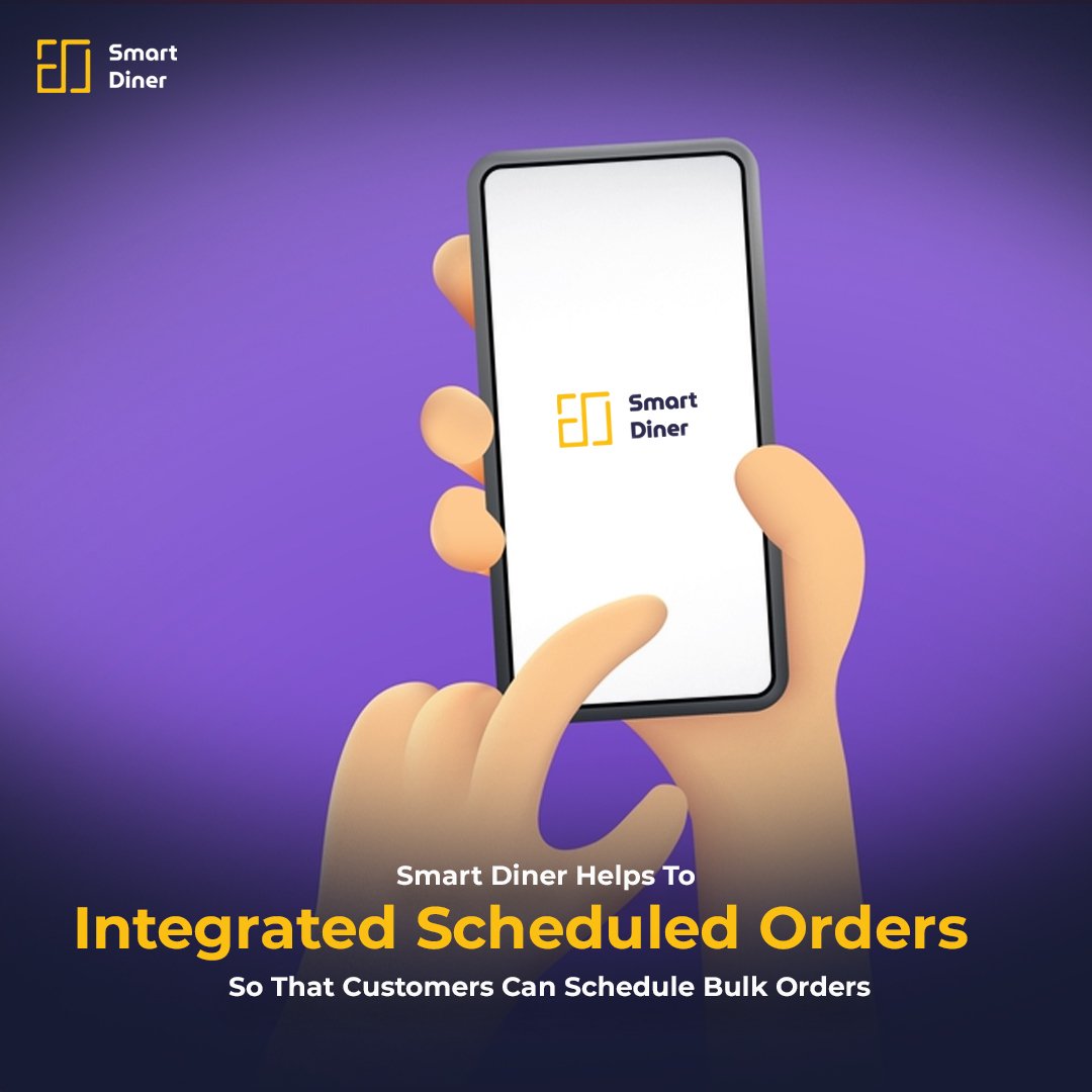DinerSmart's tweet photo. Smart diner helps to integrated Scheduled Orders, so that customers can schedule bulk orders.

#smartdiner #onlinebusiness #ownproduct #startupindia #businessideas #entrepreneur #entrepreneurship #marketing #smallbusiness  #businessowner  #digitalmarketing #entrepreneurlife https://t.co/uDOiUXKkGh