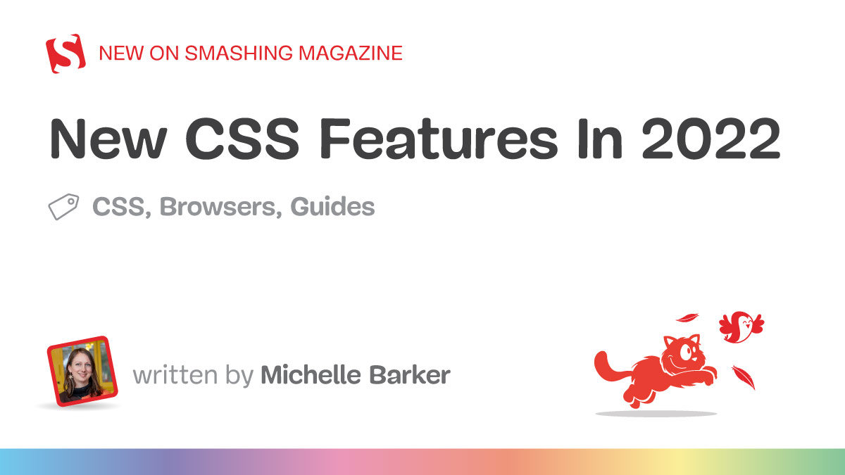 New CSS Features In 2022 buff.ly/3K1LMcc | #css #FrontEndDevelopment