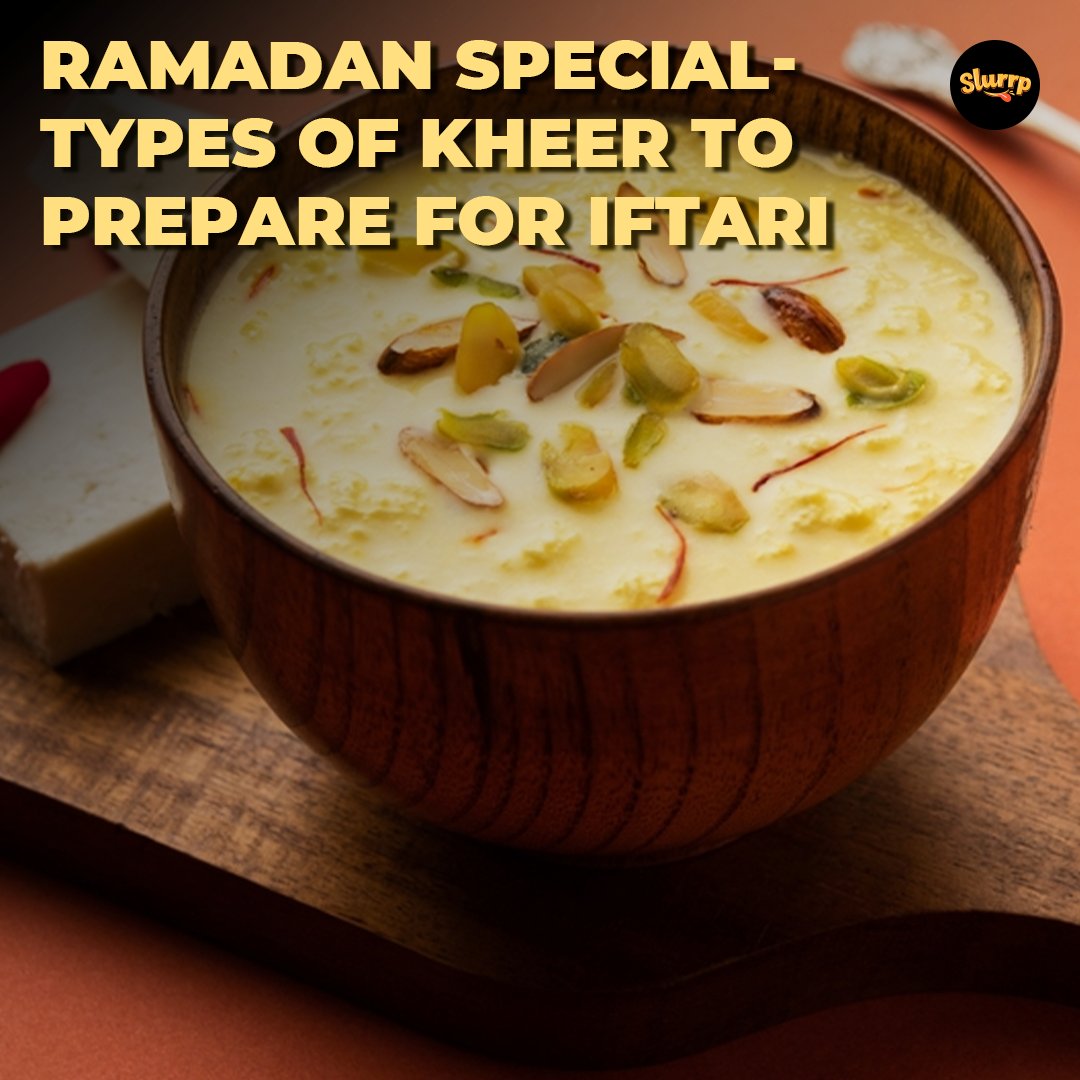 Slurrpapp's tweet photo. Make your #iftar meals sweeter with these new #kheer recipes ๐https://t.co/xHM51uCHhN
#ramazan2022 #Ramzan #ramzanspecial #Ramadan #ramadan2022 #RamadanMubarak #iftardinner #indiandessert #cookwithslurrp #RamzanMubarak #RamadanWithSnack #RamadanMubarak #Ramazan #Ramadan #Iftar https://t.co/XgRwVyKHRO