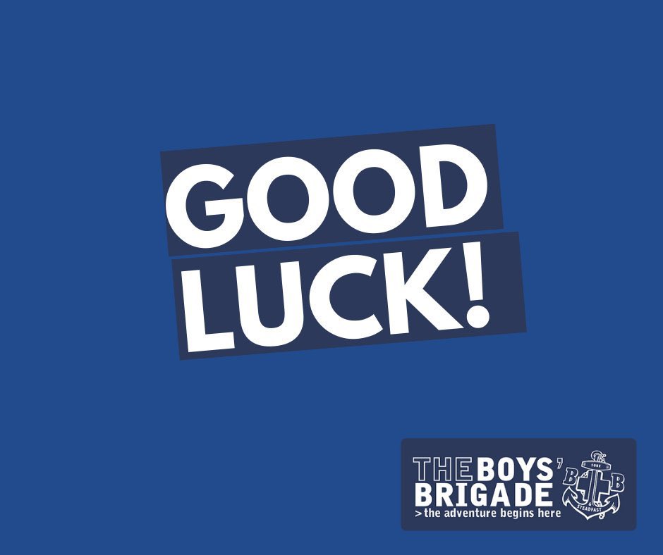 Wishing all of our members sitting SQA exams in the coming weeks, the best of luck🤞! 
Try your hardest and remember to take care of yourself whilst studying! ⚓️ 

Here are some of our young leaders exam tips: boys-brigade.org.uk/helping-get-ex… #learngrowdiscover #SQAexams