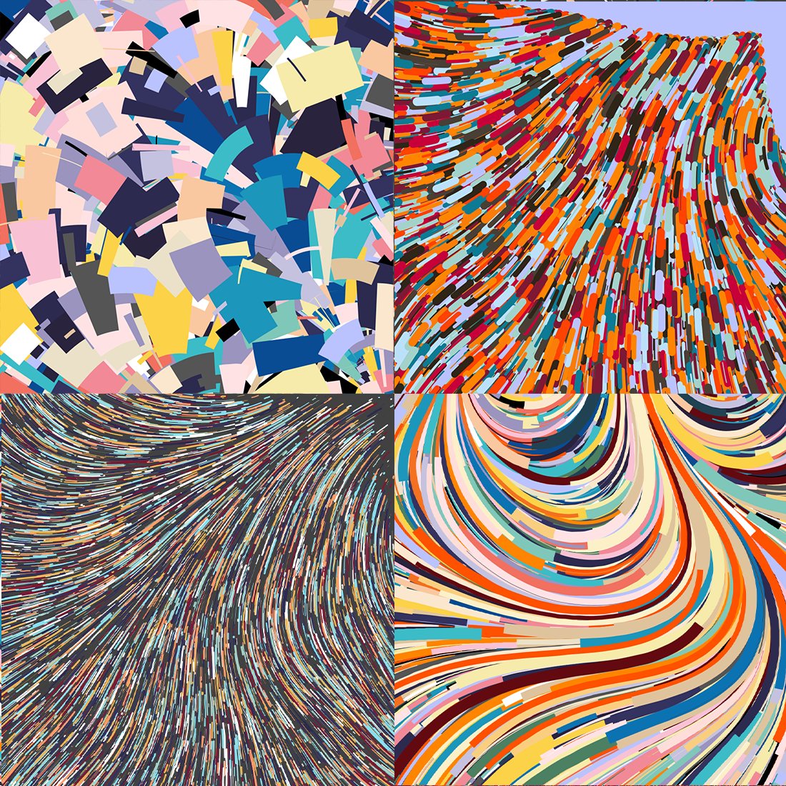 markrothcode's tweet image. Life, Collection. Which is your favourite? 

I've been swapping between the rounded elements and squared off versions. I think though I started with the rounded, I prefer the square!

#nft #nfts #generative #generativeart #flow #NFTCommmunity #nftdrops #nftcollectors #NFTProject