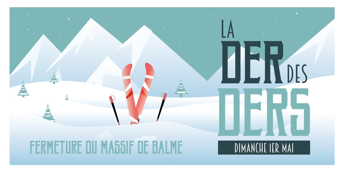 « C’est fini mais c’est pas triste ! » Le 1er mai, la saison se termine à <a href="/LaClusaz/">La Clusaz</a>  et les skieurs pourront profiter une dernière fois du majestueux massif de Balme en faisant le plein de festivités ! 
➡️datapressepremium.com/rmdiff/2008425…