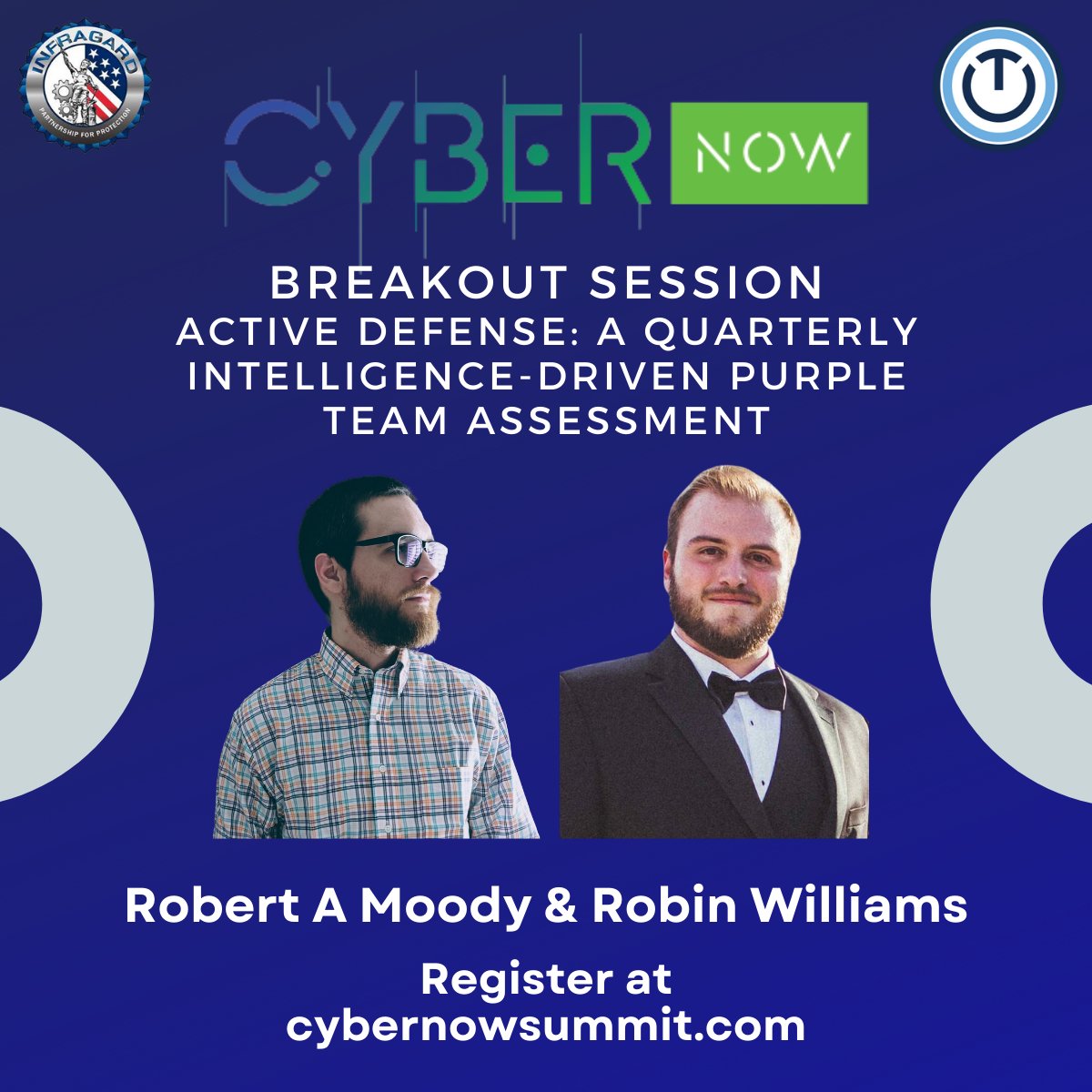 CyberNowSummit's tweet photo. “Active Defense Exercises” involve the creation of realistic and timely, adversary specific, kill chain scenarios. During this talk, Robin Williams and Robert A. Moody from @HomeDepotCareer  will discuss the best approaches for scenario selection. 

#purpleteam #cybersecurity https://t.co/Xx81w894ef