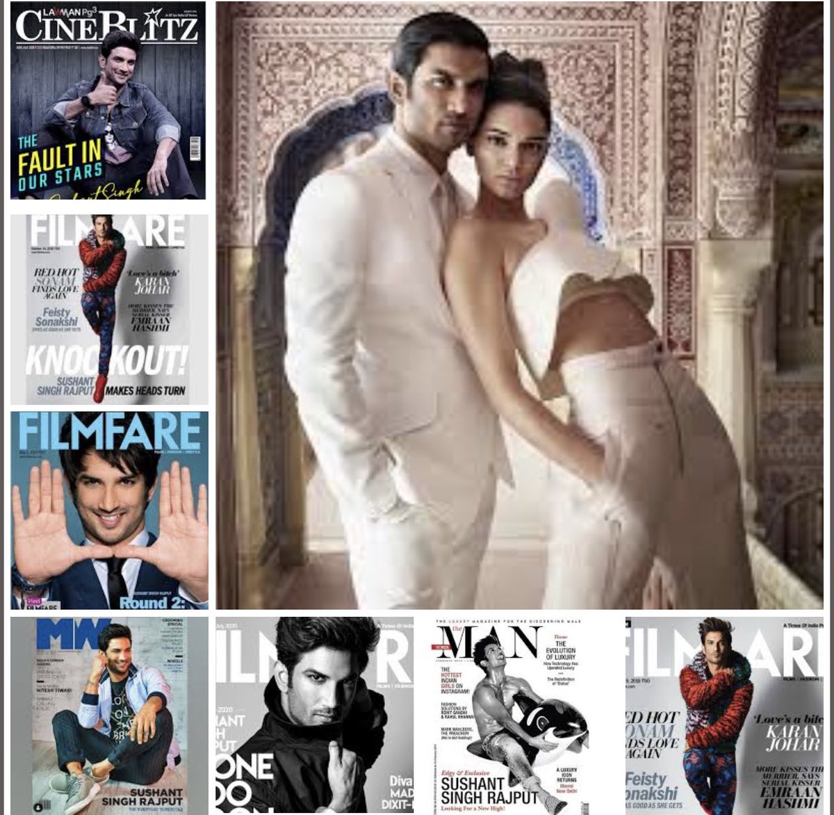 deepali53882005's tweet photo. U epitomised good looks,intellect &amp; intelligence.Magazine covers only came to life whn u featured on them

Sushant graced magazine covers like Vogue,Filmfare,Cineblitz,Man,to name a few

SUSH U ARE THE SCINTILLATING SUN THAT BRIGHTENES D STYGIAN WORLD!

Sushant On Magazine Covers https://t.co/0n0xcLenye