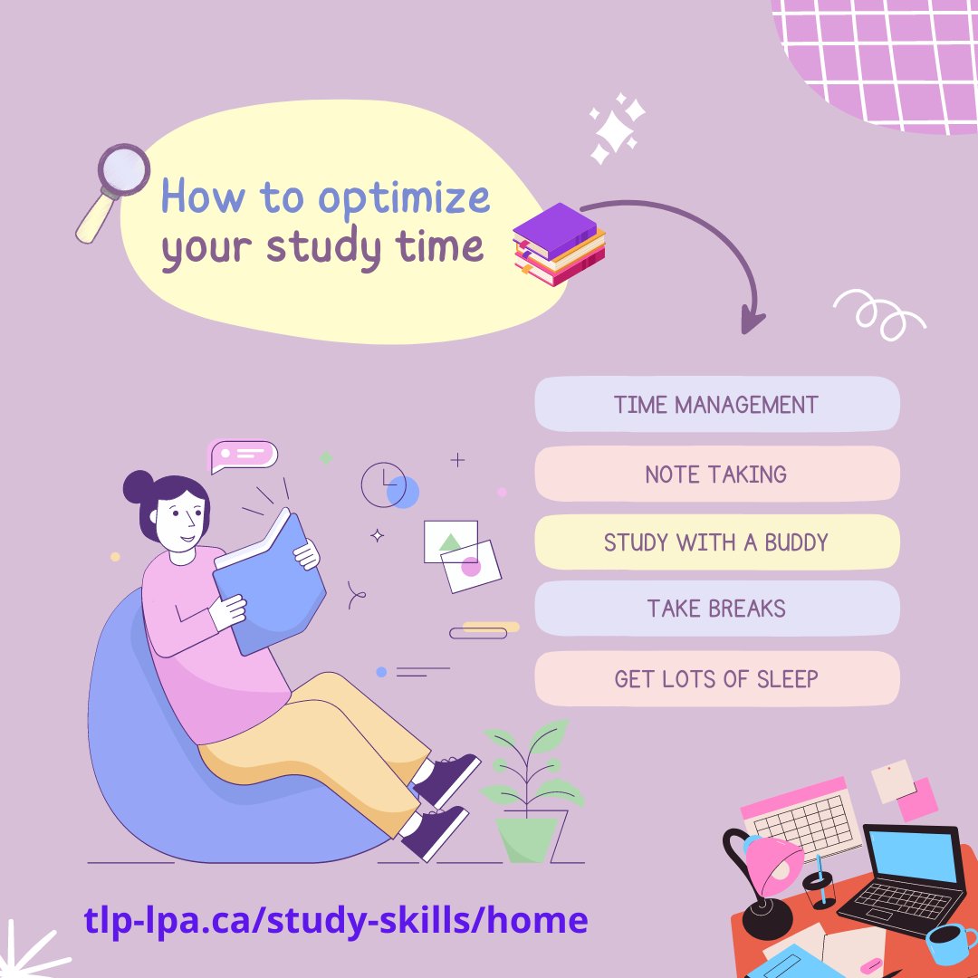StClairLibrary's tweet photo. It's another day of exams and we have #Tuesdaytips to get your desk and day a little more in focus.
Explore #TheLearningPortal's Study Hub for time management tools and trackers: https://t.co/gvv55vk1O0
#GetOrganizedDay #Studygoals #selfcare #haveaplan https://t.co/YiWZcZa83b