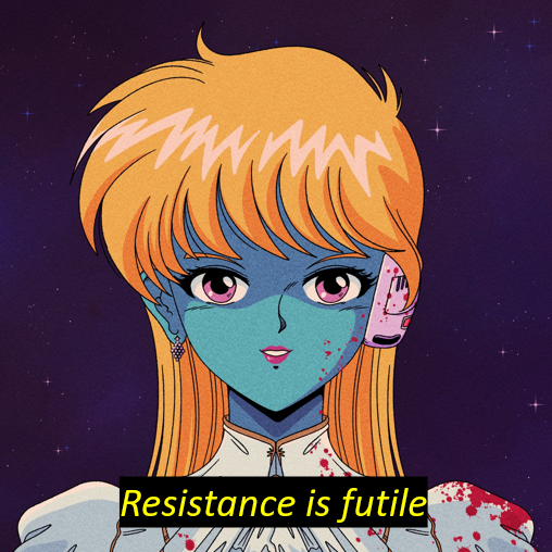 entropy0x's tweet photo. A borg tribute to the bloodthirsty Ishikawa family.
Simple yet iconic.
Felt right as an ode to the nostalgia this project emanates.
#SSDWritingContest https://t.co/r882cA4DB1