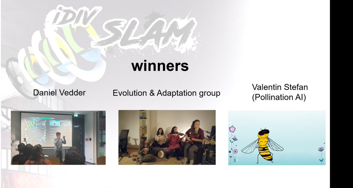 Jessil Pajar (@jhangjung) on Twitter photo Super grateful to our iDiv slam presenters for sharing the art behind their science <a href="/idiv/">iDiv Biodiversity Research</a> 🥳🎉🥂🍻
#idivconf22 #biodiversity Super grateful to our iDiv slam presenters for sharing the art behind their science <a href="/idiv/">iDiv Biodiversity Research</a> 🥳🎉🥂🍻
#idivconf22 #biodiversity