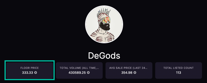 I am currently not a holder of <a href="/DeGodsNFT/">DeGods</a> so yeah boo to me but man, big shout-out and congratulations for the 333.33. This is massive and also good for the overall $SOL ecosystems along with other ecosystems $ETH $NEAR in the crypto/nft world.