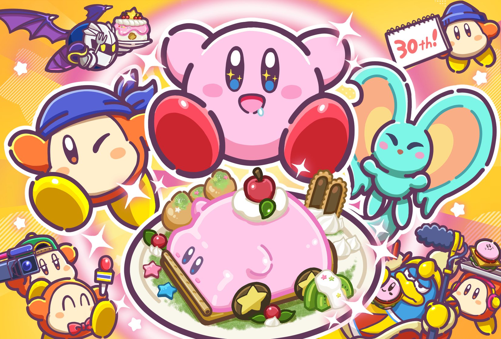 Kirby 30th Anniversary illustration