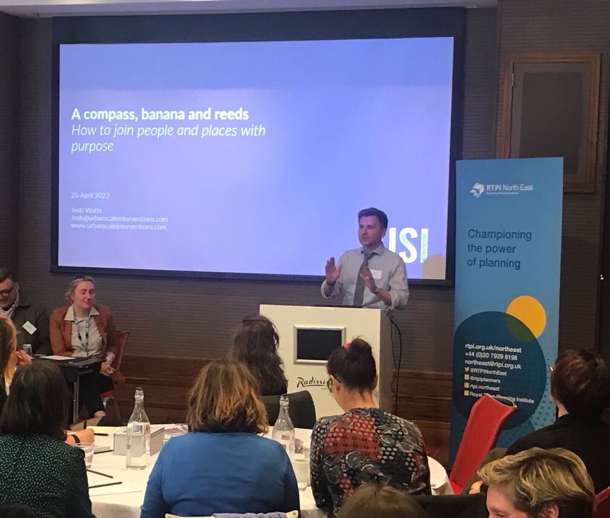 What do a compass, a banana and some reeds have in common? Josh spoke at the Healthy Happy Places conference in Durham this week about how we bring local identities into projects to promote health and wellbeing in the places people live, work and play. lnkd.in/enb3shbS