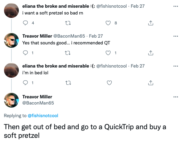 This is the energy we need from everyone for #PretzelDay