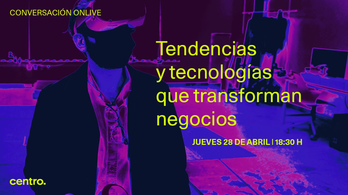 Súmate a la conversación e identifica junto a <a href="/gabocharles/">gabriel charles</a> cuáles son las tendencias y las tecnologías que están cambiando la forma de hacer negocios.

📅 28 de abril | 18;30
🔗 Regístrate: lnkd.in/gRJbD8BB

#Comunidadreativa #TendenciasTecnología #Negocios #Innovación