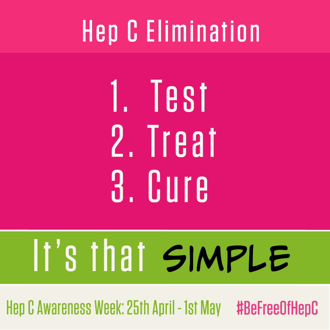 WeAreWithYou's tweet photo. TEST ☝️ If you think you're at risk of Hep C, your local service can give you a simple finger prick test
TREAT 💊 If you test positive, the treatment is usually just a short course of tablets
CURE ✅ Treatment is very effective, and has few side effects
#BeFreeOfHepC #HepCULater https://t.co/46KIFeikpK