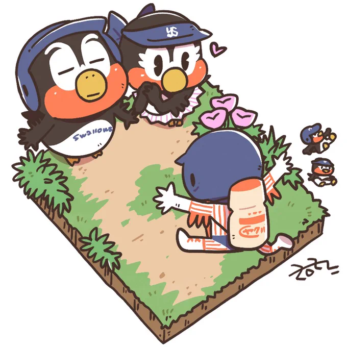 しゃばのくうきはしゃすでり
#おかえり #つば九郎 #つばみ #トルクーヤ #swallows #東京ヤクルトスワローズ 