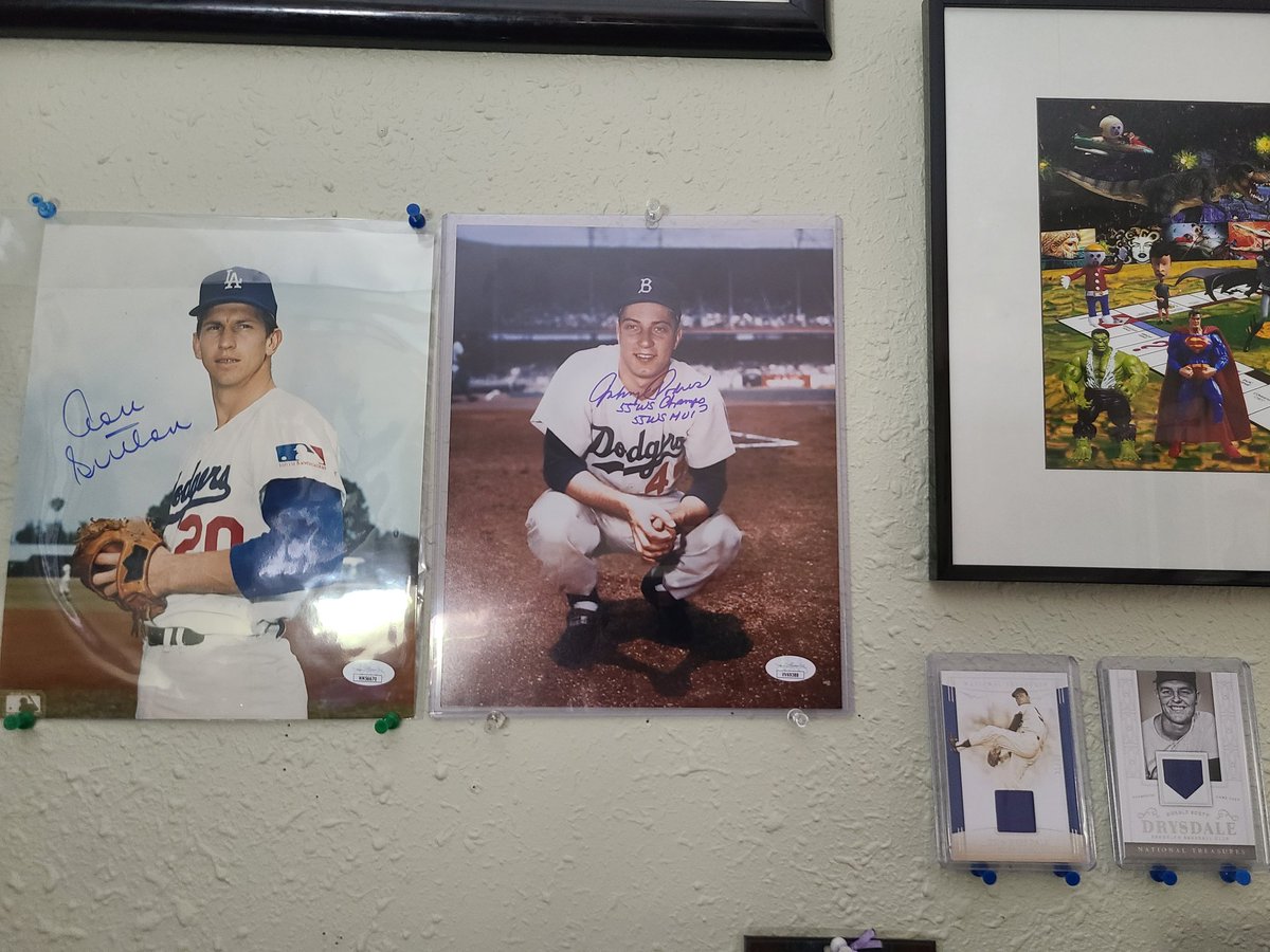 HighArchmage's tweet image. I'm building a wall of Don. Yes I know Podres was not a Don.

Drysdale auto picture will be added later today.

#donsutton #dondrysdale
