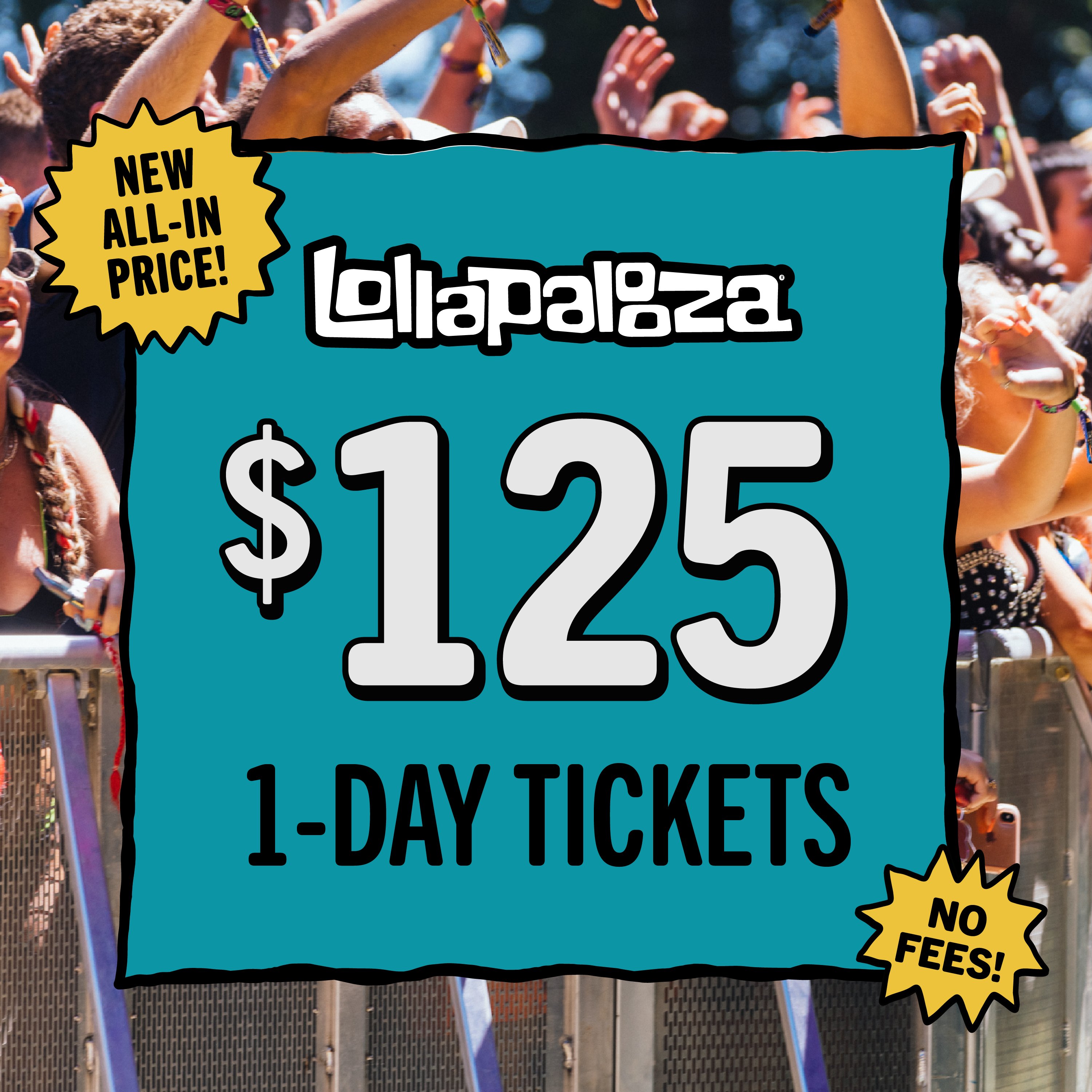 Lollapalooza tickets deals