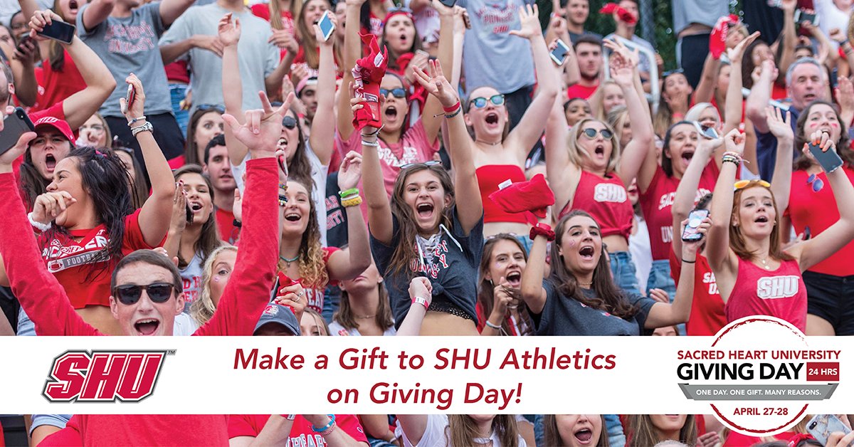 Sacred Heart University Equestrian (@shuet) on Twitter photo #SHUGivingDay starts now!
Show your Pioneer Pride by making a gift to Equestrian before April 28 at noon. You have 24 hours to make an impact on the next generation of Pioneers! <a href="/SacredHeartAlum/">SHU Alumni Association</a> #WeAreSHU
Make your gift β‘οΈbit.ly/3vIIN2Y #SHUGivingDay starts now!
Show your Pioneer Pride by making a gift to Equestrian before April 28 at noon. You have 24 hours to make an impact on the next generation of Pioneers! <a href="/SacredHeartAlum/">SHU Alumni Association</a> #WeAreSHU
Make your gift β‘οΈbit.ly/3vIIN2Y