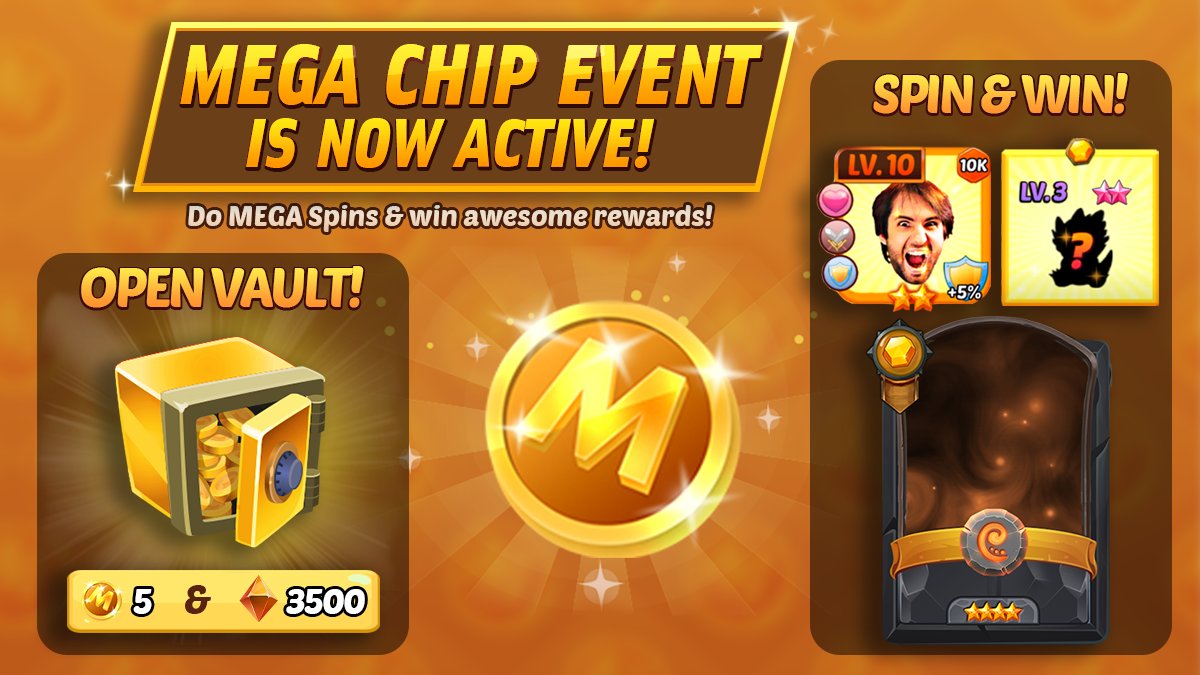 MobileMinigames's tweet photo. The MEGA Chip Event is back! 🪙

Spend your MEGA Chips to climb the tiers &amp; get awesome rewards! 🏆

Or claim the rewards of the tiers you completed while the event was inactive! 💰 https://t.co/gQWJPZIFpD