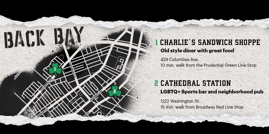 On to the next! During each round of the <a href="/celtics/">Boston Celtics</a> playoffs, you can find FREE limited edition merch at 10 local small businesses. Go C's!🍀

No purchase necessary. Quantities limited while supplies last. Giveaway limited to maximum of 2 items per person. Items cannot be resold.