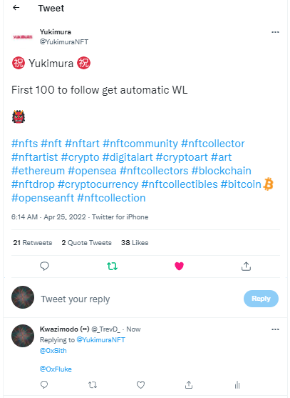 _TrevD_'s tweet photo. @YukimuraNFT @0xSith @OxFluke lets go https://t.co/8VXKgBQoQf