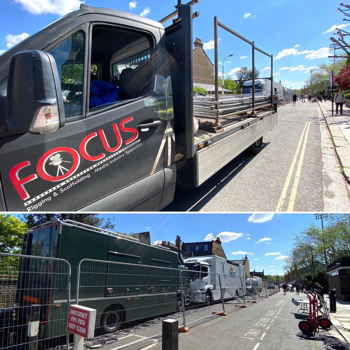stevechalles's tweet photo. Pics: @NEP_UKI Juno OB Unit rigging in the sun at Craven Cottage with @FocusRigging & @JPFTVS for this evening’s #Fulham (newly-promoted✅) v #NottinghamForest Championship match for @SkySports (KO 1945).
#outsidebroadcast #NEPUKI #FocusRigging #FTV @FulhamFC @NFFC https://t.co/KRnaHDn6y6