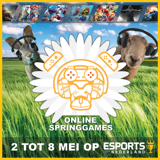EsportsNL1's tweet photo. 🎂 Twee jaar EsportsNederland!🎂

Om dit te vieren organiseren wij van 2 tot 8 mei de Online Springgames! Tijdens deze week verdubbelen we al onze prijzen waardoor we een totaal van 1.500.000 E-points uitdelen! WOW! 

Pak jij de overwinning? 

Meer info: https://t.co/TN23mVWHAa https://t.co/fSDdRl0NqG