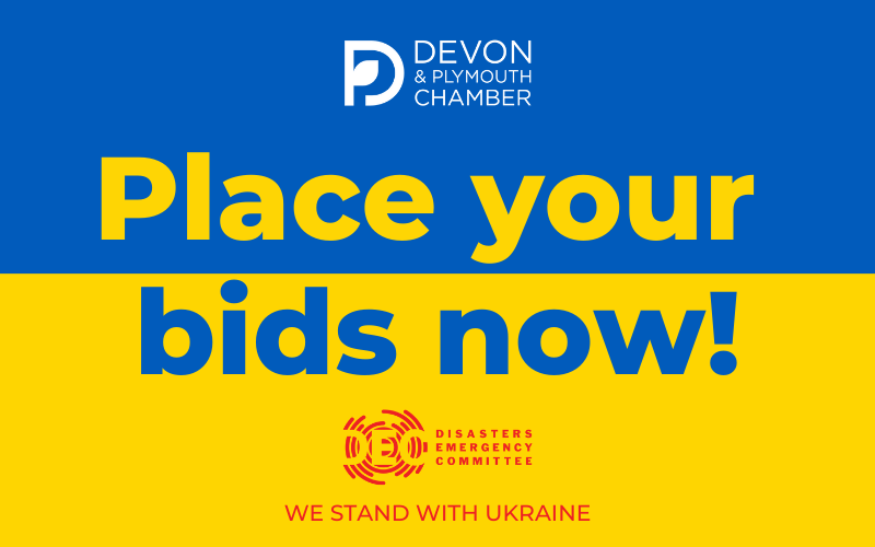 Chamber_Devon's tweet photo. We've extended the deadline for our online #AuctionForUkraine until Wednesday, May 4, to give you more time to place your bids on our fantastic selection of goods and services and help the Ukraine Humanitarian Appeal 🇺🇦

See our full list of prizes 👇

https://t.co/sBP67cjj1j https://t.co/s1GGcolpJf