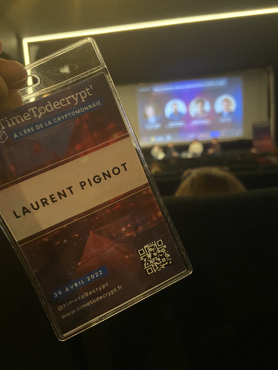 PignotLaurent's tweet image. 💡Une journée dans le bain de la cryptosphere française 🇫🇷

Bravo @TimeTodecrypt d’avoir organisé l’événement et d’avoir réuni de nombreux experts du Web3  @StachAlex @PierreNoizat @SebGouspillou @Raph_Bloch @gregory_raymond @PowerHasheur @RichardDetente @Pierr_Person…
#crypto