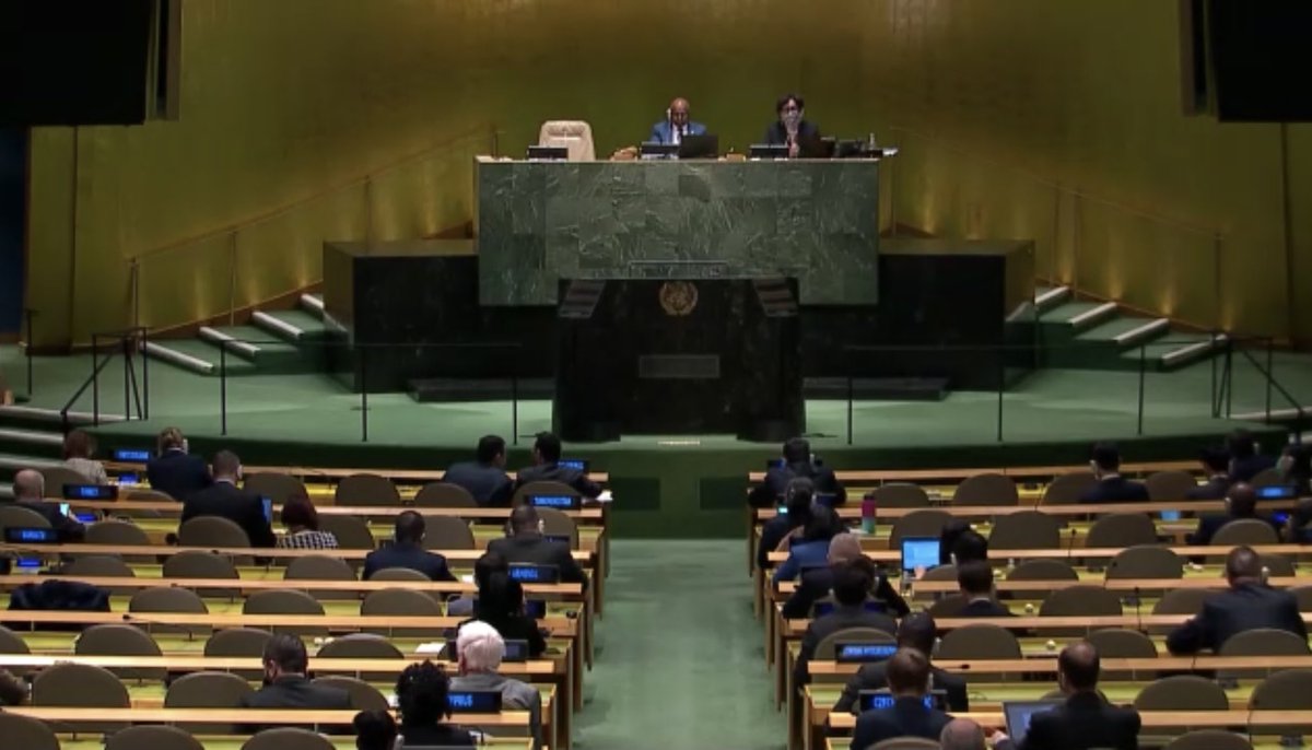 #VetoInitiative resolution adopted ✅

🇨🇭welcomes the standing mandate for debate in the #UNGA when a veto is cast in the #UNSC. Transparency &amp; accountability are key

We thank <a href="/LiechtensteinUN/">Liechtenstein UN</a> for its leadership &amp; all co-sponsors for true team work🤝

#APlusForMultilateralism