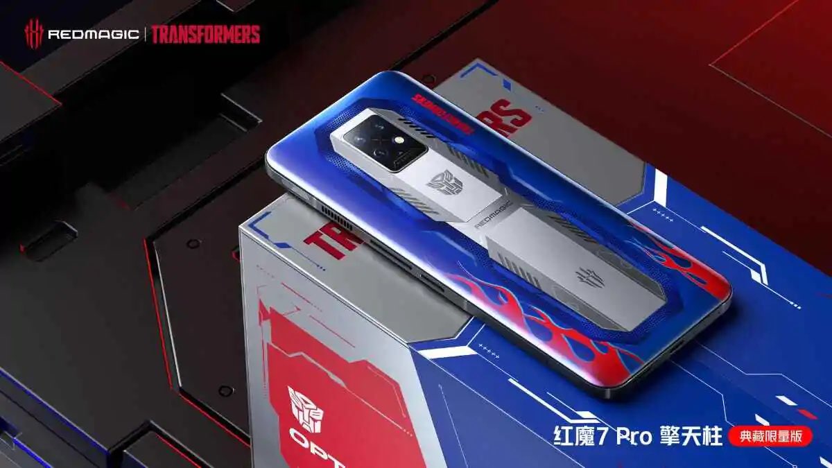 smartechdaily's tweet image. صور لجهاز #Redmagic7Pro Transformers النسخة الخاصة من جهاز Redmagic 7 😍