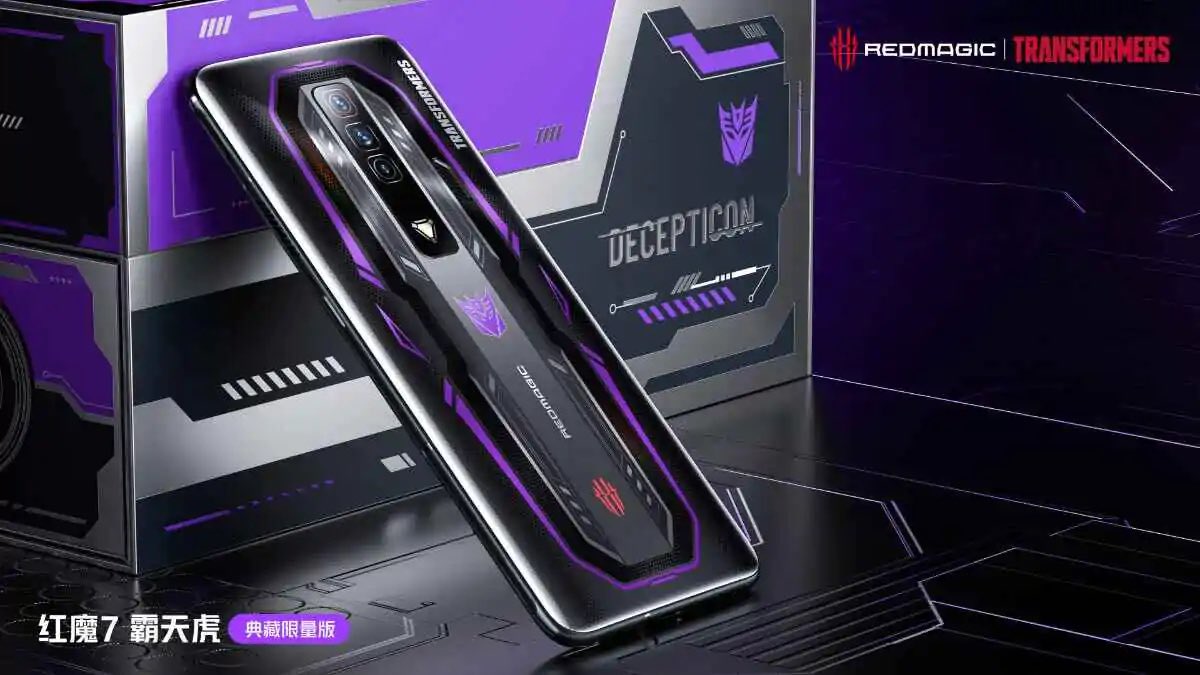 smartechdaily's tweet image. صور لجهاز #Redmagic7Pro Transformers النسخة الخاصة من جهاز Redmagic 7 😍