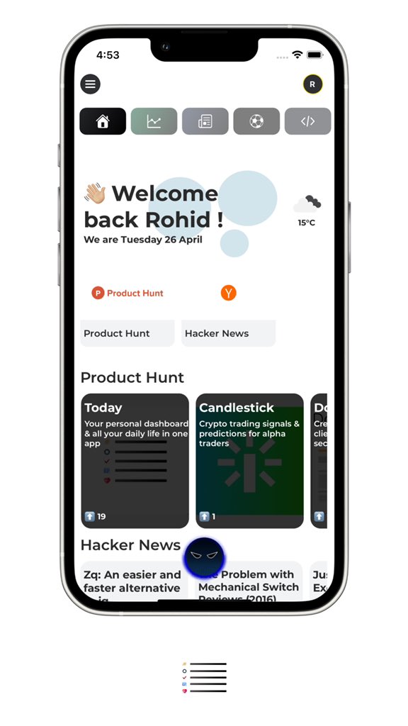 todayhubapp's tweet photo. ✨ @ProductHunt https://t.co/1NWBoldojx