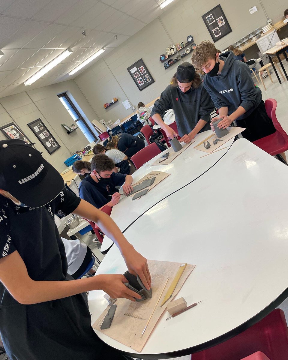 A big Thank You to <a href="/DevonVank/">Devon Van</a> for an amazing morning in the pottery lab with the <a href="/millwood_high/">Millwood High School</a> CBL 11 O2 students