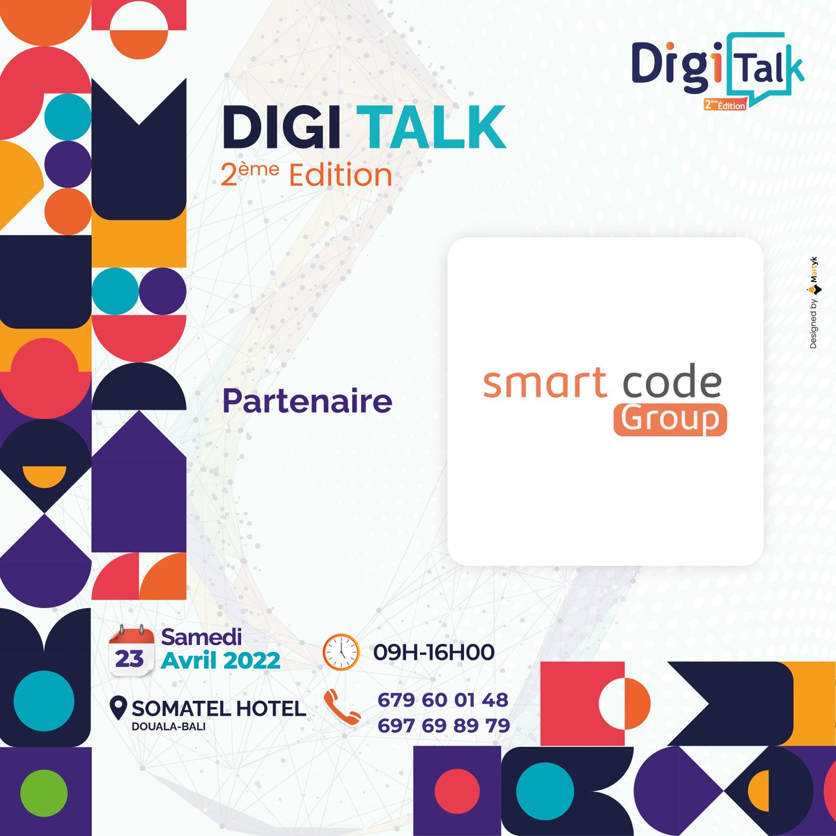 Digi_by_Dev's tweet photo. Smart Code Group 

C'est une entreprise qui évolue dans tout ce qui se rapporte au développement et déploiement des solutions digitale.

Nous sommes ravis de cette collaboration dans le cadre de la seconde édition du Digi Talk

Merci Smart Code Group 

#Digi_Talk
#Digi_Dev https://t.co/4j0Bmv2yoU