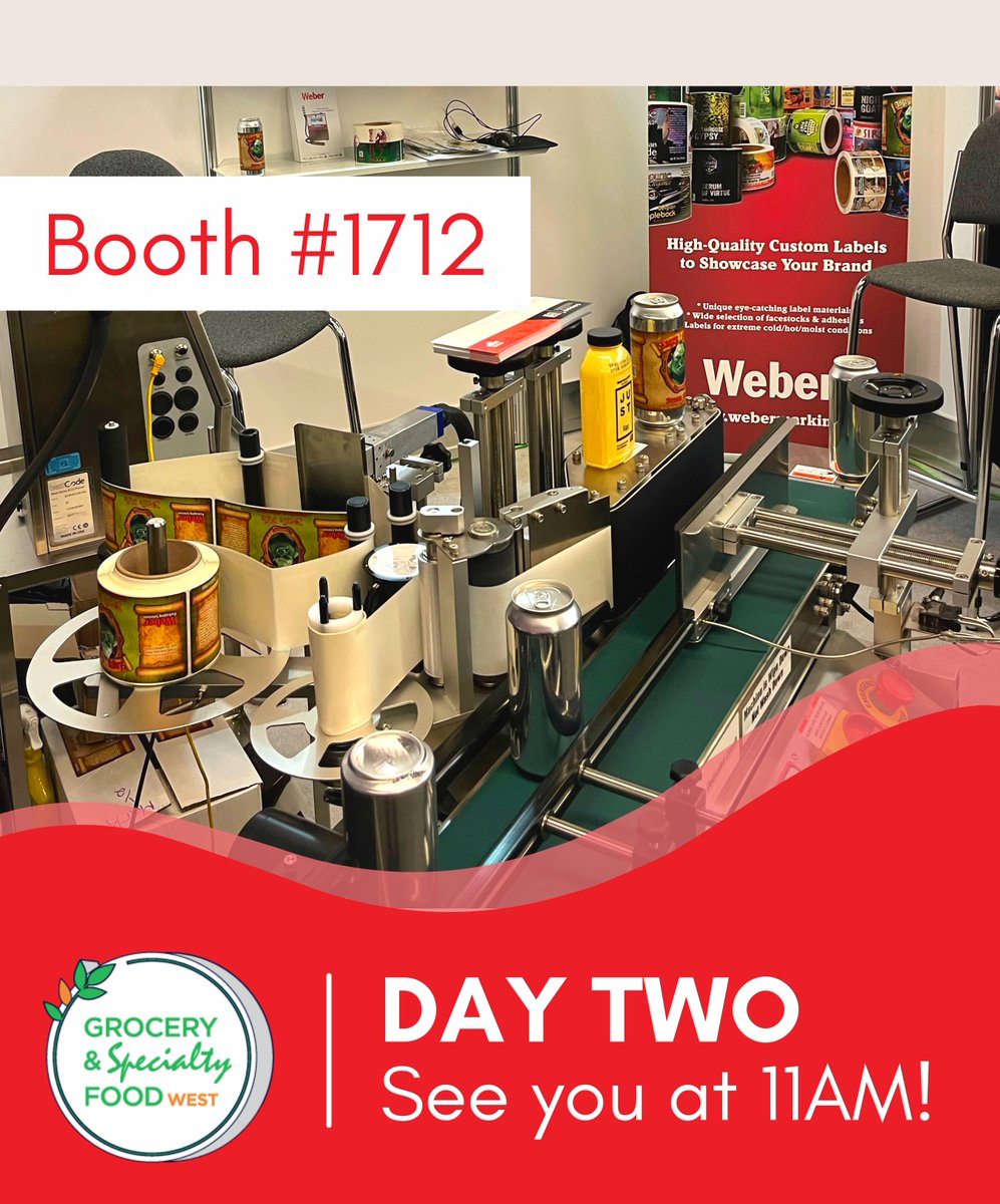webercanada's tweet photo. Weber Canada booth is ready-to-go for DAY 2 of #GSFShow22! See you at 11AM! 👋

➡️ https://t.co/ETaIwIHtqF

#webercanada #tradeshow #groceryshow https://t.co/iIDVlqRhFM