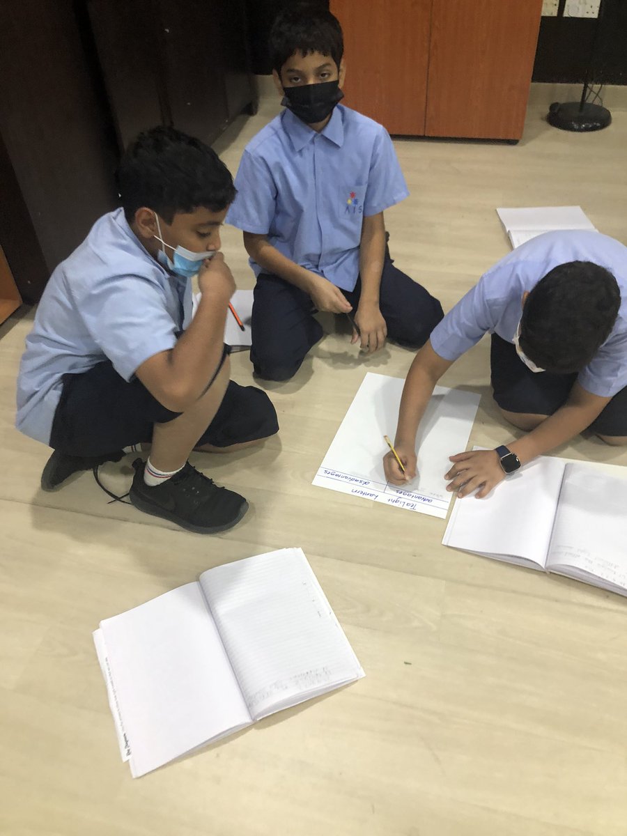 AIS_Grade5's tweet photo. 5A and 5E combined forces today to discuss the effectiveness of different light sources. This is part of our investigations into how artificial light sources have evolved #AISGrade5 https://t.co/pJXvT2oKen