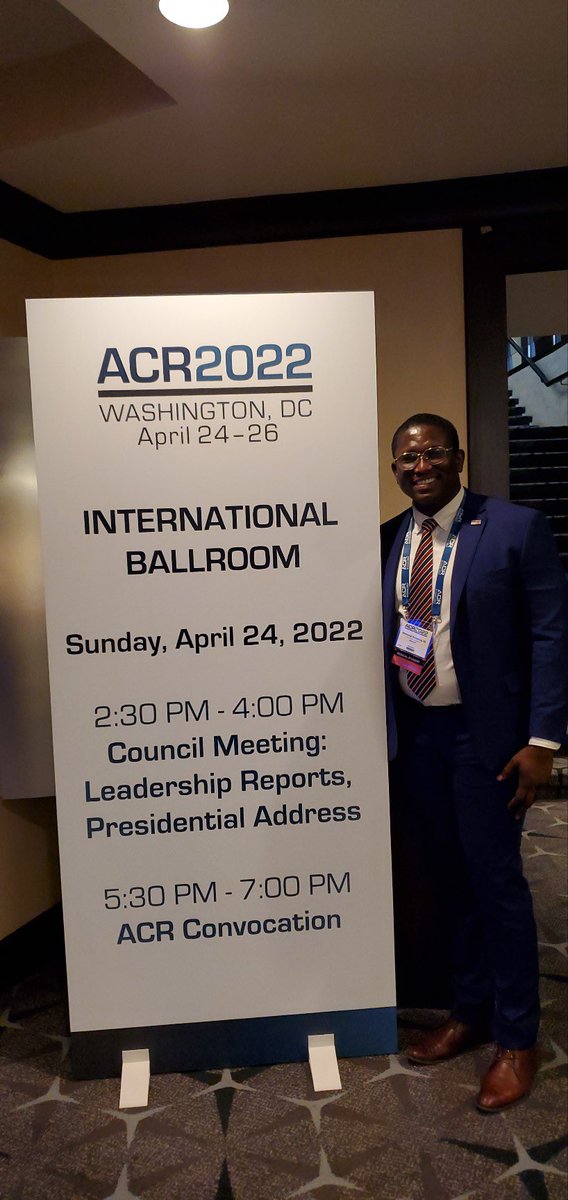 Had a great time at my first ACR meeting #ACR2022. So sad that I have to leave and go back to the hospital for my surgery rotation.#Radvocacy #futurerades