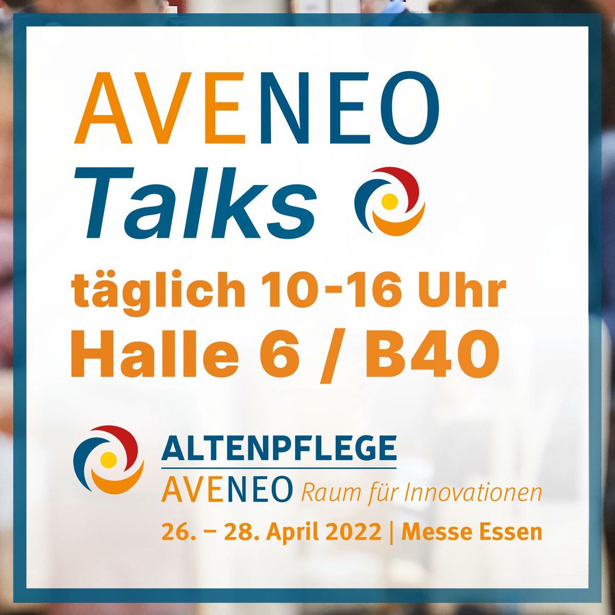 design_tb's tweet photo. AVENEO TALKS 27.04.2022 - 09:45-16:00. Programm online nachholen? https://t.co/fXjxesVQk3

#Vincentznetwork #aveneotalks #altenpflege2022 #Altenpflegemesse2022 #Startupchallenge2022 #aveneo2022 #Supporter #hewi #Homeinstead #Myneva #Supernurse #Futurx #universalrooms #bpa https://t.co/hQVbBI0BXA