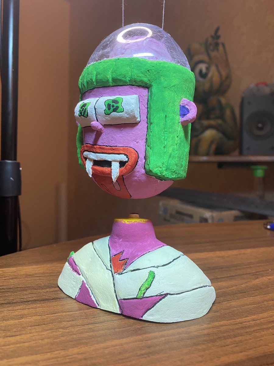 Yes, guys, it floats in the air) I thought for a long time how to do it) even more than I was looking for a basis for a transparent bowl for brains 😀 Do you like it? 
<a href="/ThePossessedNFT/">pssssd</a>

 #posse #possessednft #pssssdfanart #possessed #pssssdstory