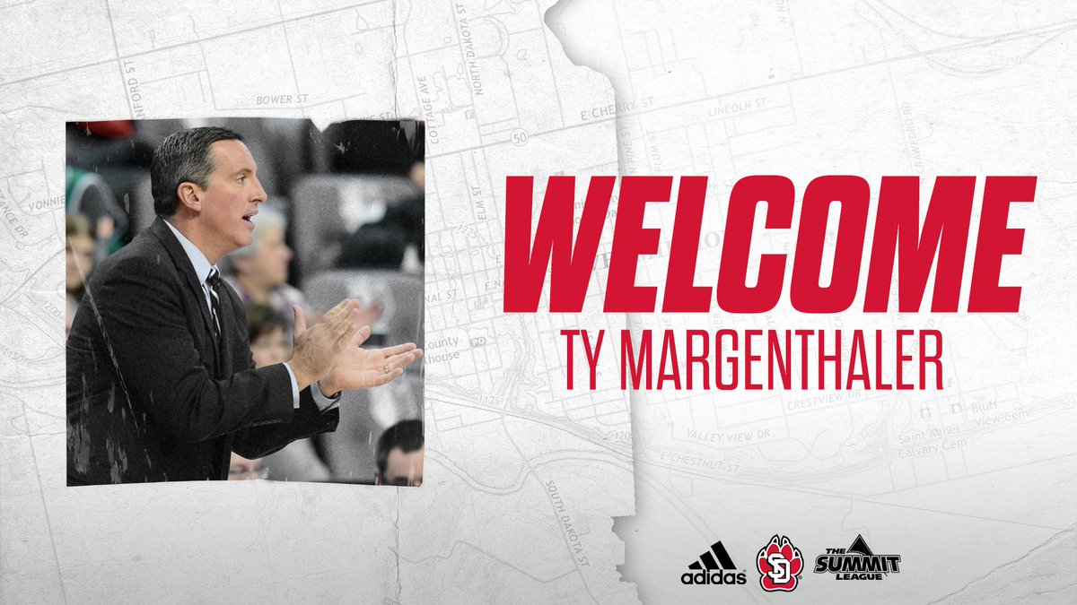 Coyote Nation, please help us give a warm welcome to our new assistant coach, Ty Margenthaler! 👏

📰: Yote.us/3Kgck9l

#GoYotes x #WeAreSouthDakota  🐾