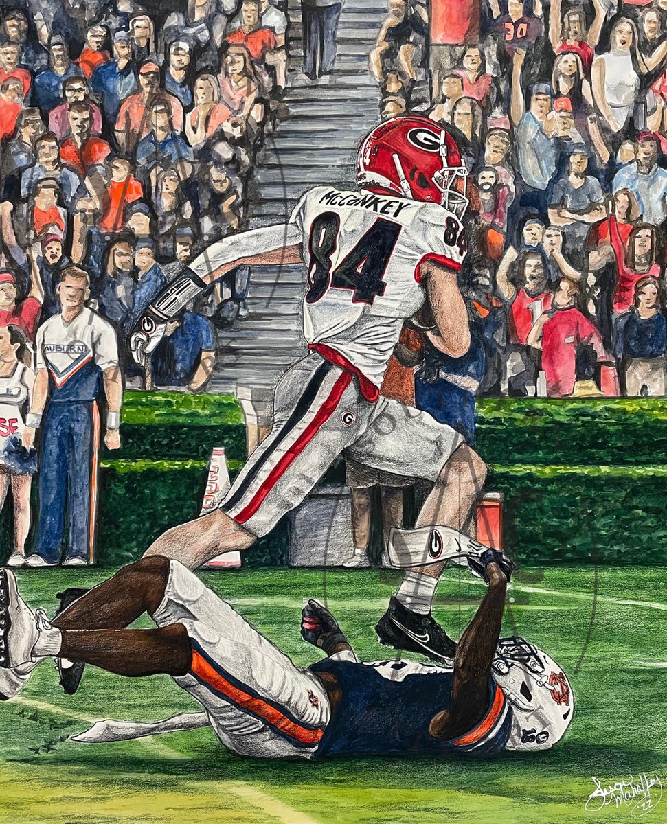 Fixed22's tweet image. Excited to share this item from my #etsy shop: McConkey Posterizes Pritchett #GoDawgs etsy.me/3keCrDm #GoDawgs