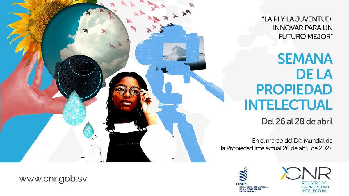 SvLizama's tweet image. Feliz día mundial de la Propiedad Intelectual!! gracias al @EconomiaSV  @Innovacion_SV  @comercio_sv y @WIPO  por celebrar con nosotros #WorldIPDay “La PI y Juventud” la innovación apuesta a futuro mejor 💡🎶👩‍🎨👩🏽‍🔬👨🏼‍💼👨🏻‍💻👩🏼‍🏫 @CNRSV