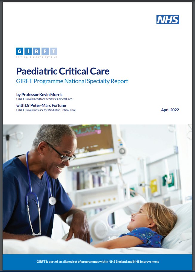 Paediatric Critical Care 'Getting It Right First Time' #GIRFT report published this week

Extensive review of national, regional &amp; local data describing current landscape in #PedsICU #HDU 

Value of #networks #workforce #pathways

<a href="/NHSGIRFT/">Getting It Right First Time (GIRFT)</a> @DrPeterMarc 

pccsociety.uk/news/girft-pub…
