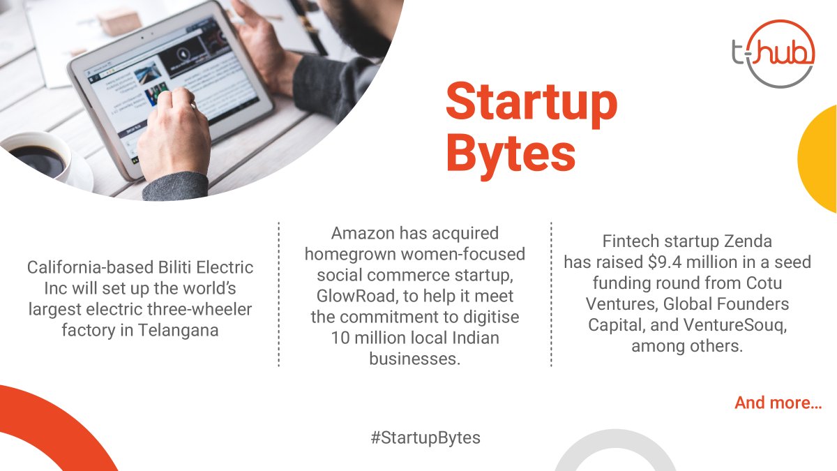 THubHyd's tweet photo. The factory is estimated to drive private investment of $150 million and is expected to create over 3,000 jobs in Telangana aligning with the State’s policy to become a global hub for EVs.
Read https://t.co/UAdRtO82Ua
#StartupBytes
#InnovationEcosystem
#InnovateWithTHub https://t.co/5w4QvnqYhL