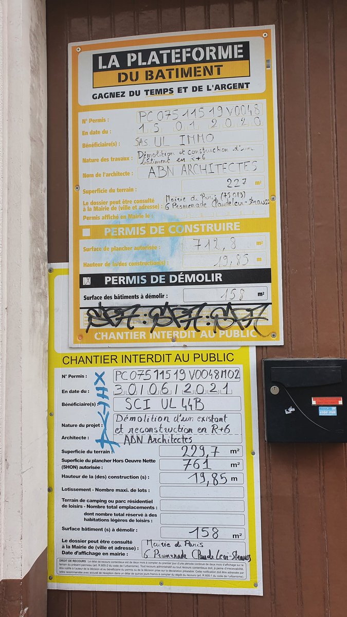 Ici, prochainement... À la place de cette maison faubourienne 🏡
📸 rue Blomet
#Paris15 🗼