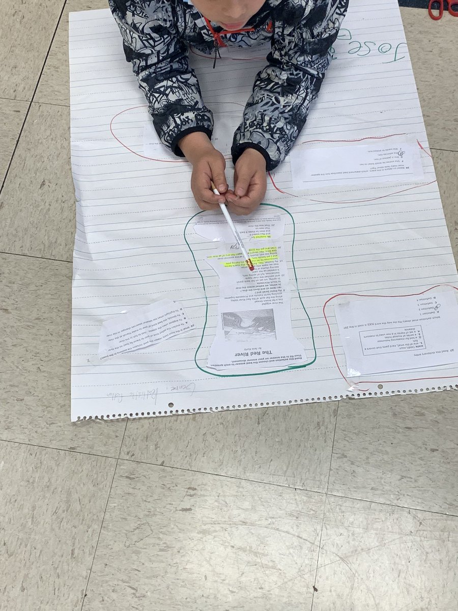 MrsGaranzuay's tweet photo. Our Cubs dissecting the text📚#review #findevidence @NISDCable https://t.co/v99cmyJWEs