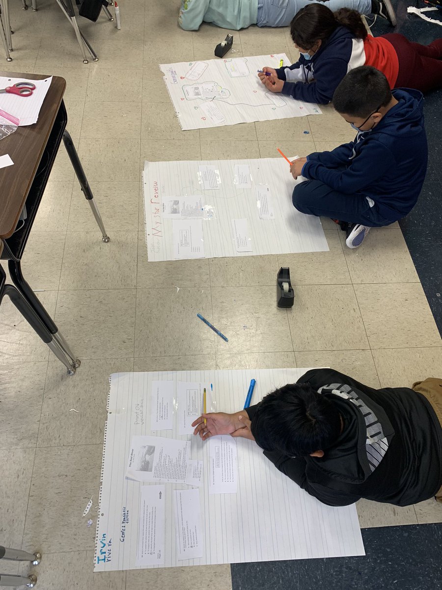 MrsGaranzuay's tweet photo. Our Cubs dissecting the text📚#review #findevidence @NISDCable https://t.co/v99cmyJWEs