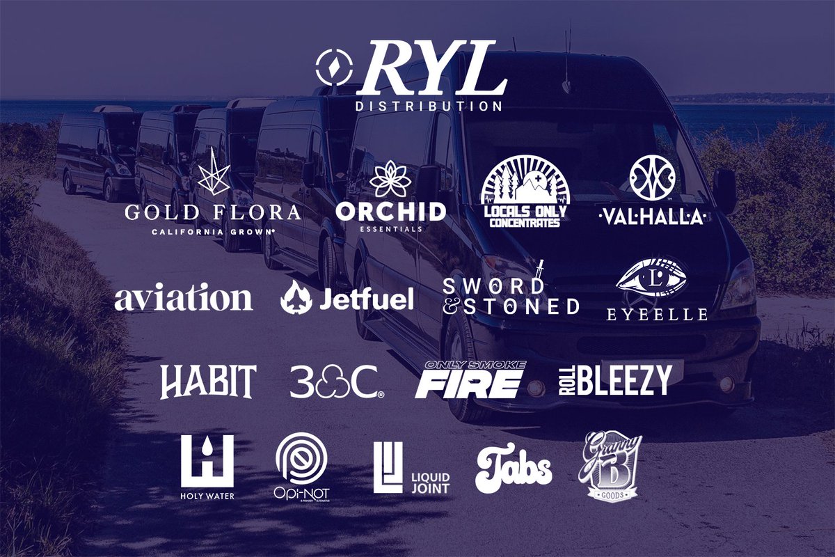 HallofFlowers_'s tweet photo. RYL Distribution’s mission is to connect consumers and retailers with the best cannabis brands that California has to offer.

RYL's network offers seed-to-sale vertical integration. Join its distinguished brands: Gold Flora, Orchid, Holy Water, &amp; more.
https://t.co/mVcRtFCBlT https://t.co/D8XOrzqZkk