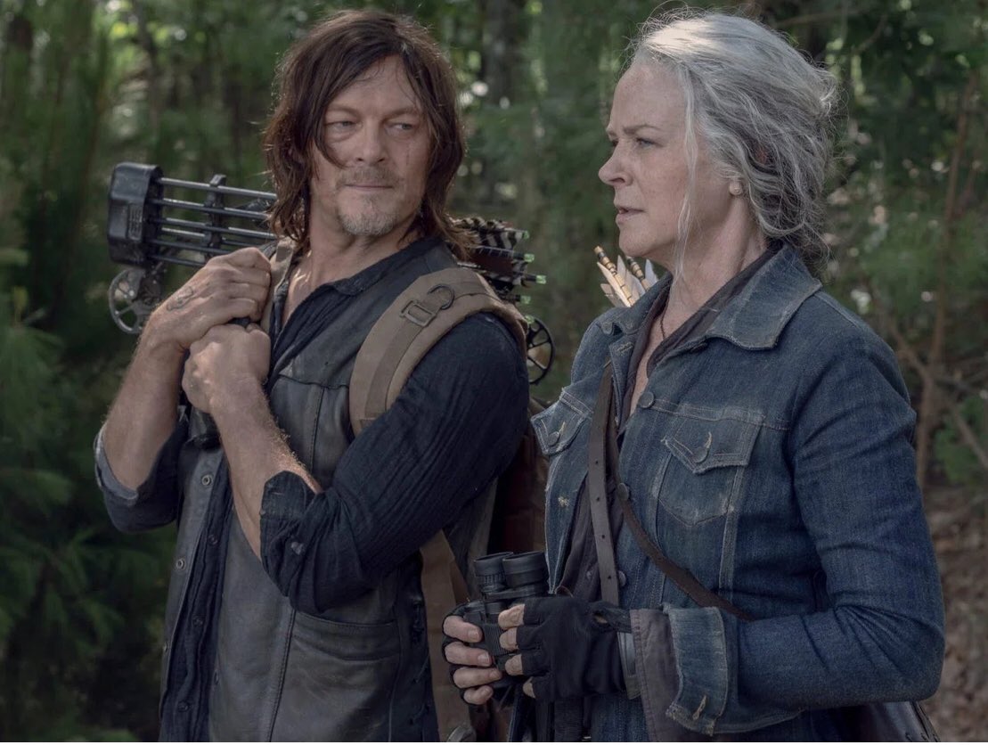 KaylinMullins24's tweet photo. My absolute two favorite characters on The Walking Dead, Daryl and Carol! π§ββοΈπ§ββοΈβ€οΈ@mcbridemelissa @wwwbigbaldhead your book is so incredible I am going to read it a lot! https://t.co/TqnhKWkTuD