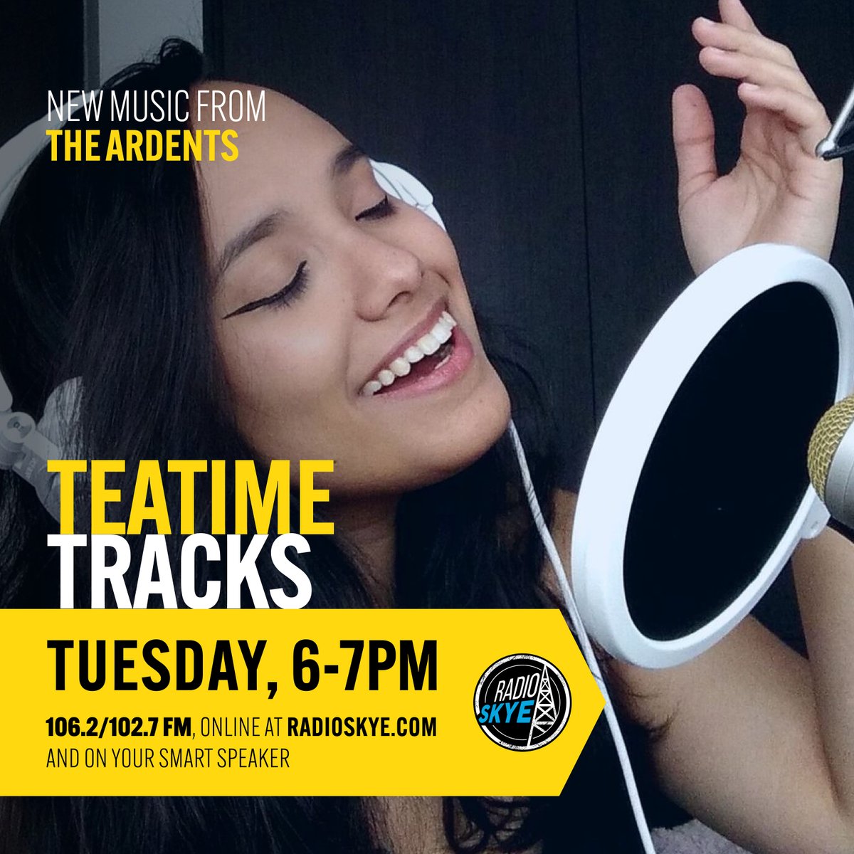 Tonight's #TeatimeTracks with <a href="/djsamhinks/">Sam Hinks</a> will feature a great new track by <a href="/theardentsband/">The Ardents</a> :-) Join us 6-7pm 106.2/102.7FM, online radioskye.com and on your smart speaker!